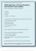 IOWA Applicator 11f Exam Questions And Answers Latest Update