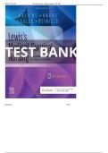  TEST BANK for Lewis's Medical-Surgical Nursing Assessment and Management of Clinical Problems 12th Edition &vert; questions and answers