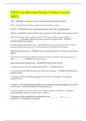 TIES Certification Study Guide Correct 100&percnt;