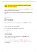 Tosca Tricentis AS1 Exam Questions and Answers  100&percnt; Guaranteed Pass