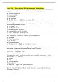 Art 101 - Questions With Accurate Solutions