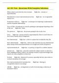 Art 101 Test - Questions With Complete Solutions