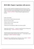 BUSI 600 Chapter 2 questions with answers