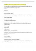 DFW ARFF Bundled Exam Questions and Answers Graded A&plus;