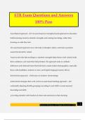 STR Exam Questions and Answers 100&percnt; Pass