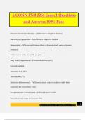UCONN PNB 2264 Exam 1 Questions and Answers 100&percnt; Pass