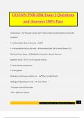 UCONN PNB 2264 Exam 1 Questions and Answers 100&percnt; Pass
