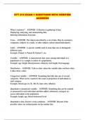  STT 215 EXAM 1 QUESTIONS WITH VERIFIED ANSWERS