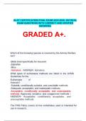 ALAT CERTIFICATION FINAL EXAM 2025-2026&period; 200 REAL EXAM QUESTIONS WITH CORRECT AND VERIFIED ANSWERS&period;  GRADED A&plus;&period;