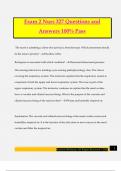 Exam 2 Nurs 327 Questions and Answers 100&percnt; Pass