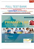 FULL TEST BANK For Primary Care&colon; Art and Science of Advanced Practice Nursing - An Interprofessional Approach Fifth Edition by Lynne M&period; Dunphy PhD Latest Update Graded A&plus;     