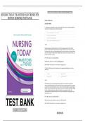 Test Bank Nursing Today&colon; Transition and Trends 11th Edition &lpar;Zerwekh&comma; 2023&rpar; Chapter 1-26 &vert; All Chapters Latest Update 2025