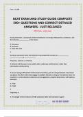BCAT EXAM AND STUDY GUIDE COMPLETE 590&plus; QUESTIONS AND CORRECT DETAILED ANSWERS - JUST RELEASED