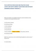 FCCS CERTIFICATION EXAM AND PRACTICE EXAM  LATEST 2025 WITH CORRECT QUESTIONS AND DETAILED  ANSWERS&sol;ALREADY GRADED A&plus;