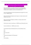 FIN 300 Actual Exams Latest Questions Solved 100&percnt; Correct &vert; Verified Answers