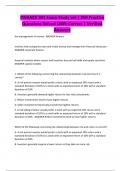 FINANCE 301 Exam Study set &vert; 250 Practice Questions Solved 100&percnt; Correct &vert; Verified Answers