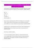 FINANCE 301 Exam Rated A&plus; &vert; Questions all with 100&percnt; Correct Answers