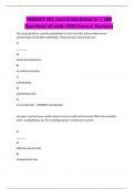 FINANCE 301 Final Exam Rated A&plus; &vert; 100 Questions all with 100&percnt; Correct Answers