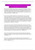 FINANCE 301 Practice Exam Questions Solved 100&percnt; Correct &vert; Verified Answers