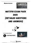 MAT3701 EXAM PACK 2025  &lbrace;DETAILED QUESTIONS AND ANSWERS&rcub;