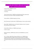 FINANCE 301 Exam study&vert; 105 Questions all with 100&percnt; Correct Answers-A&plus;