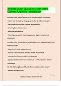 AFSRB Exam Questions with 100&percnt;  Correct Answers &vert; Graded A&plus;