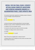 NR546 &sol; NR 546&comma; FINAL EXAM &vert; NEWEST  ACTUAL EXAM COMPLETE QUESTIONS  AND VERIFIED ANSWERS GRADED A&plus; &vert;  &lpar;GUARANTEED PASS&rpar; &vert; 2025 UPDATE&excl; NEW