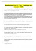 Rios Salado Bio202 Exam 1 with correct answers 100&percnt;