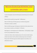 BIO 116 EXAM 4 QUESTIONS AND ANSWERS 100&percnt; PASS