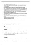 Defining Yourself As a Leader&Acirc;&nbsp; Prepare a 2&acirc;&euro;&OpenCurlyDoubleQuote;3-page business report &lpar;single spaced&rpar; in wh