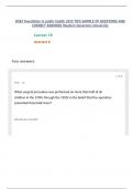 D583 foundation in public health 2025 TIPS SAMPLE OF QUESTIONS AND CORRECT ANSWERS Western Governors University