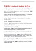D521-Introduction to Medical Coding Questions and Answers Latest Update 100&percnt; Correct-