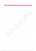 Quiz &num;3 Exam Questions And Answers