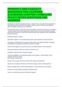PROPERTY AND CASUALTY INSURANCE PRE-LICENSING &lpar;LOUISIANA&rpar; CHAPTER 3 DWELLING POLICY NOTES QUESTIONS AND ANSWERS
