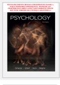 TEST BANK FOR PSYCHOLOGY 5TH EDITION BY DANIEL L&period;  SCHACTER KINDLE EDITION&vert;&vert; FULL TESTBANK ALL  CHAPTERS INCLUDED&sol; LATEST AND COMPLETE UPDATE  2025 WITH VERIFIED SOLUTIONS&vert;&vert; GUARANTEED A&plus;