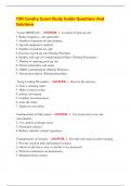 19D Cavalry Scout Study Guide Questions And  Solutions
