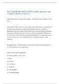 2025 COLORADO POST STUDY GUIDE &vert; 100&percnt; Approved Questions with Complete solution &vert;QUESTIONS &plus; ANSWERS Guaranteed Pass Graded A&plus;