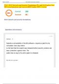 WGU D315 Network and Security Foundations &vert;PA and OA&vert; Explore New 300 Actual Questions and Answers&vert;2025 Update 100&percnt; Correct