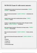 NUTR 331 Exam -1 with correct answers