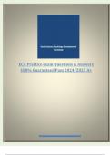 ECA Practice exam Questions & Answers 100&percnt; Guaranteed Pass 2024&sol;2025 A&plus;