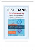 TIETZ CLINICAL CHEMISTRY EXAM QUESTIONS WITH CORRECT ANSWERS