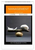 Test Bank for Management 12th Edition &lpar;John Wiley & Sons&comma; 2012&rpar; by John Schermerhorn&comma; Isbn no&semi; 9781118113929&comma; all 11 Chapters Covered