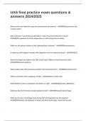UAS final practice exam questions & answers 2024&sol;2025