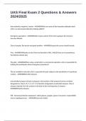 UAS Final Exam 2 Questions & Answers 2024&sol;2025