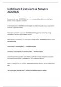 UAS Exam 3 Questions & Answers 2025&sol;2026