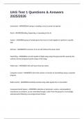 UAS Test 1 Questions & Answers 2025&sol;2026