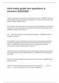 UAS study guide test questions & answers 2025&sol;2026