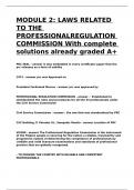 MODULE 2 LAWS RELATED TO THE PROFESSIONALREGULATION COMMISSION