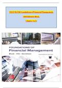 TEST BANK For Foundations of Financial Management&comma; 18th Edition by Stanley Block Chapter's 1 - 21 ISBN&colon;9781260326918 Complete latest Version 