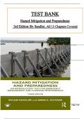 Test Bank for Hazard Mitigation and Preparedness 3rd Edition by Dylan Sandler and Anna K&period; Schwab Chapters 1-13 Complete ISBN 9781000436006 Newest Edition Instant Download PDF